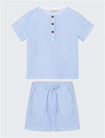 FLIINK Cha Cha Short Set - BLUE - 116 – kuva 1/4