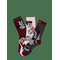 MINNIE MOUSE Socks - BURGUNDY - 27/30 – kuva 1
