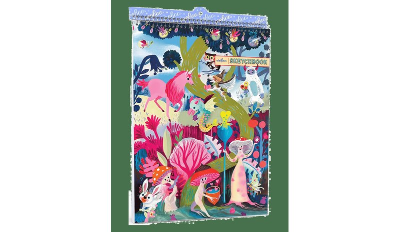 EEBOO Sketchbook - Magical Creatures - MULTI - One Size – kuva 1/2