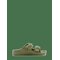 MANGO Rubberised Buckle Sandals - BEIGE - KHAKI - 32 – kuva 1