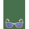 LINDEX Sunglasses Wayfare Basic - LT DUSTY BLUE - One Size – kuva 1