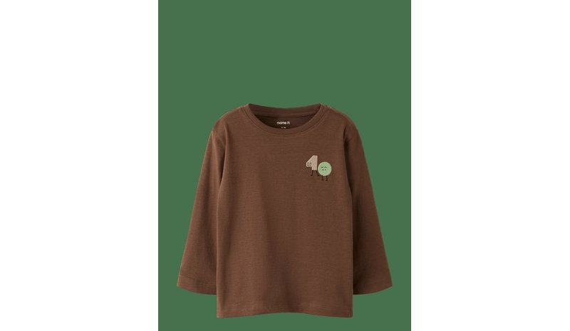 NAME IT Nmmolaf Ls Nreg Top - PINECONE - 86 – kuva 1/2