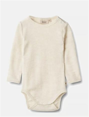 WHEAT Wool Body L/S Lucca - EGGSHELL MELANGE - 68