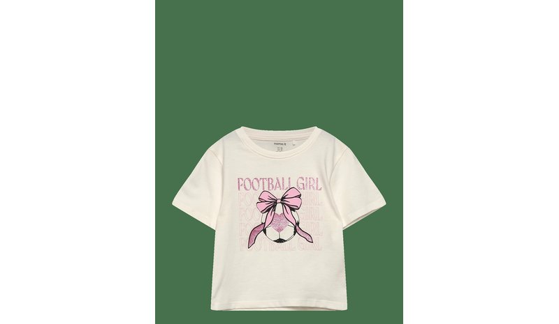 NAME IT Nmfhinny Ss Nreg Top - CLOUD DANCER - 104 – kuva 1/2