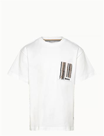BOSS Short Sleeves Tee-Shirt - WHITE - 110