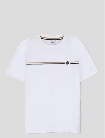 BOSS Short Sleeves Tee-Shirt - WHITE - 110