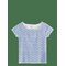 LINDEX Ribbed Top - LIGHT BLUE - 128 – kuva 1