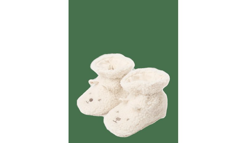 LINDEX Footies In Pile - LIGHT BEIGE - 0-6 – kuva 1/2