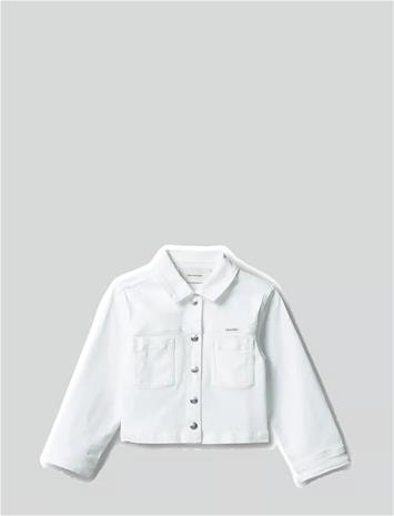 Calvin Klein White Denim Jacket - White - 164