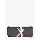 NOBLE HOUSE Fleece Blanket Sanna - ANTHRACITE - 125X150 cm x 32