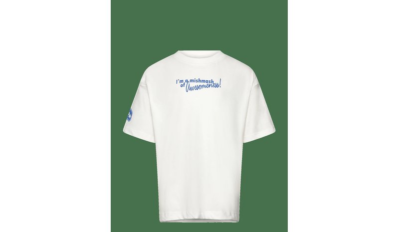 THE NEW Tnperry Os S_S Tee - CLOUD DANCER - 110/116 – kuva 1/2