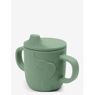 DONE BY DEER Peekaboo Spout Cup Elphee Green - GREEN - Ø6.5X H 9 cm