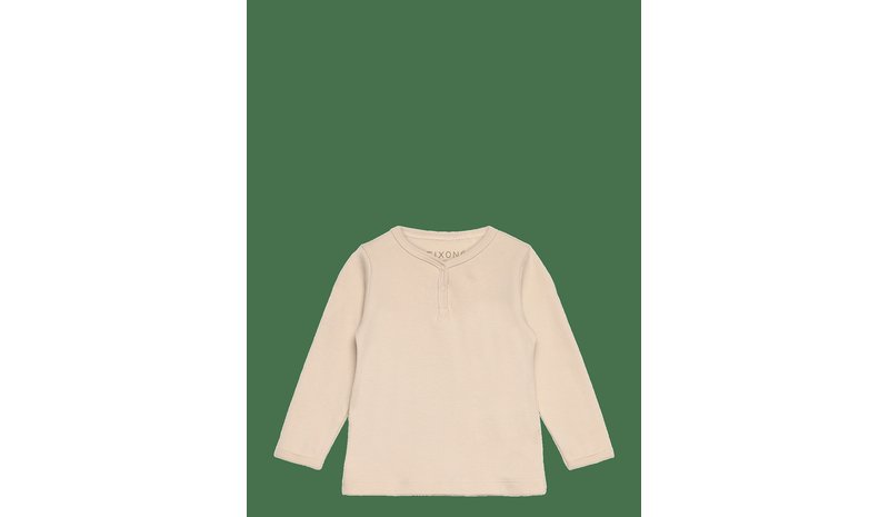 FIXONI Blouse Ls - Solid - OATMEAL - 62 – kuva 1/2
