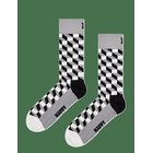 HAPPY SOCKS Filled Optic Sock - GREY - 36-40