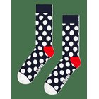 HAPPY SOCKS Big Dot Sock - NAVY - 36-40