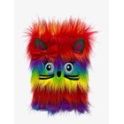 SUNTOY Ant Bok A5 Plysch Regnbåge Katt - MULTICOLOURED - 14.5X21X1.5