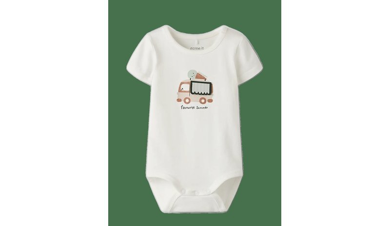 NAME IT Nbmjamal Ss Body Box - CLOUD DANCER - 62 – kuva 1/2