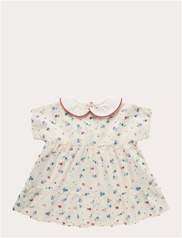 PETIT BATEAU Robes Mc - MARSHMALLOW/MULTICO - 74