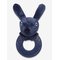 SMALLSTUFF Rattle Rubber Ring, Rabbit, Navy - NAVY - 14X 7X 5 cm – kuva 1