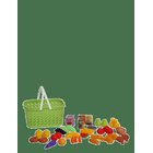 AMO Junior Home Shopping Basket 40 Pcs - MULTICOLOR - One Size