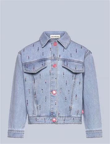 BILLIEBLUSH Denim Jacket - DOUBLE STONE+BLEACH - 110