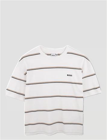 BOSS Short Sleeves Tee-Shirt - WHITE - 110