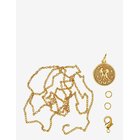 ME & MY BOX Zodiac Coin Pendant And Chain Set, Gemini - GOLD-GEMINI - One Size