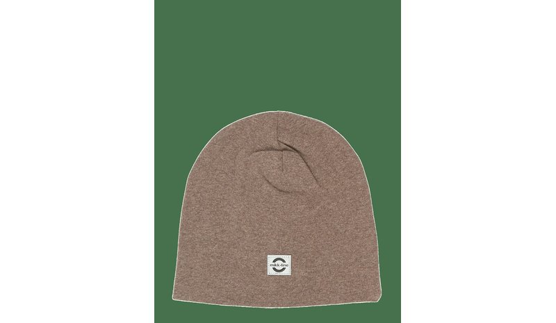 MIKK-LINE Cotton Hat - Solid - MELANGE DENVER - 122/128 – kuva 1/2