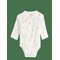 LINDEX Long-Sleeved Wrap Bodysuit - LIGHT DUSTY WHITE - 62 – kuva 1