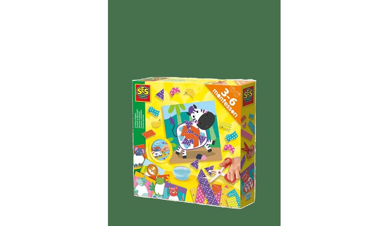 SES CREATIVE Montessori - Cutting Shapes - MULTI - One Size – kuva 1/2