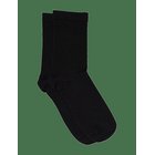 MP DENMARK Wool/Cotton Socks - BLACK - 40/42