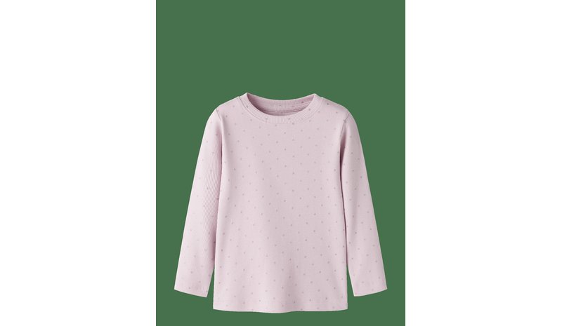 NAME IT Nmfodele Ls Slim Top Bf - LIGHT LILAC - 104 – kuva 1/2