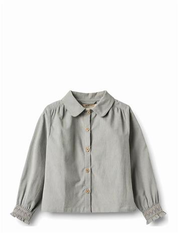 WHEAT Shirt L/S Millie - SLIGHTLY BLUE - 128 – kuva 1/2