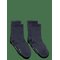 MINYMO Perfect Basic Socks (2-Pack) - BLUE NIGHTS MELANGE - 23\26 – kuva 1