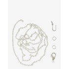 ME & MY BOX Letter U Sp With O-Ring, Chain And Clasp - SILVER-U - One Size