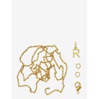 ME & MY BOX Letter R Gp With O-Ring, Chain And Clasp - GOLD-R - One Size