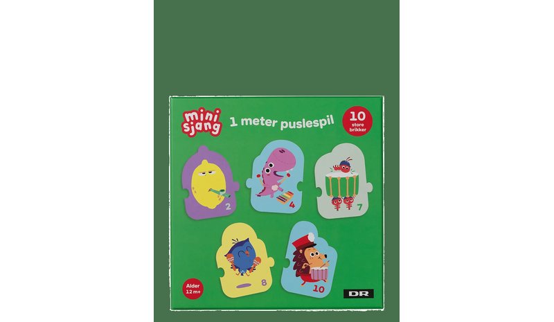 DR Dr Børste 1 Meter Puslespil, 10 Brikker - MULTI - One Size – kuva 1/3