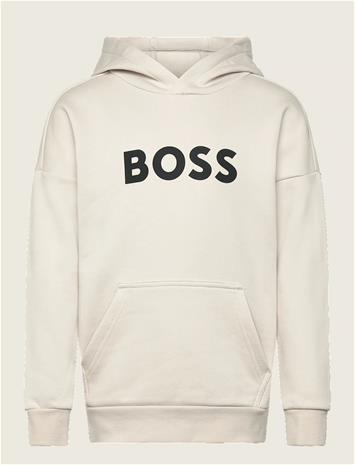 BOSS Hooded Sweatshirt - IVORY - 114 – kuva 1/2