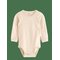 LINDEX Bodysuit - LIGHT BEIGE - 80 – kuva 1