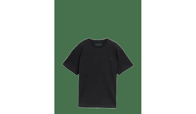 TOM TAILOR Oversize Basic T-Shirt - HEAVY BLACK - 128 – kuva 1/2