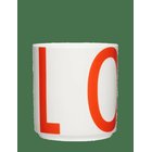 DESIGN LETTERS Xl Vintage Abc Cups - CHERRY TOMATO - 25 CL
