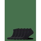 BOOZT MERCHANDISE 5-Pack Footies - BLACK - 43-46