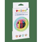 PRIMO Colour Pencils 12 Pcs - Minabella - Double Sided - MULTI - One Size