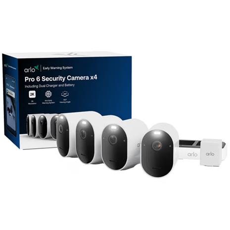 Arlo Pro 6 Spotlight Security Camera (4-cam kit)