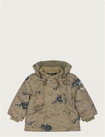 MIKK-LINE Polyester Baby Jacket - Aop - CORIANDER - 80 – kuva 1/2