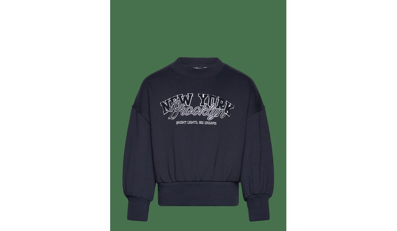 MANGO Embroidered Cotton Sweatshirt - NAVY - 5-6 – kuva 1/2