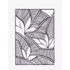 STUDIO ABOUT Papercut, A5, Organic, Rectangle - AUBERGINE - 14.8X21 cm