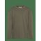 ENKEL STUDIO Basic O-Neck Tee L/S - ARMY - 146 – kuva 1