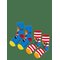 PIPPI LONGSTOCKING Pippi Strumpor 2St - BLUE/RED - 31/34 – kuva 1