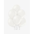 IPK Balloon 30 Cm Metallic Shimmer White 25 Pcs/Pack - WHITE - One Size